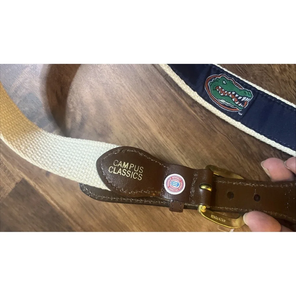 UF Gators Ribbon Belt Campus Classics Boy's Size 28 NCAA Florida Gator